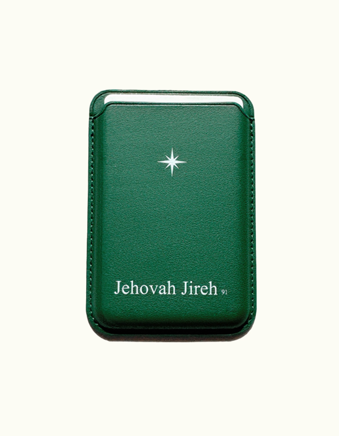모라비안 별 (Moravian Star - Jehovah Series) , 맥세이프 인조가죽 카드지갑